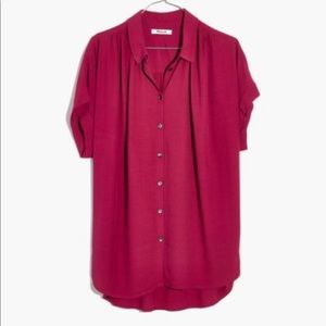Madewell central drapey shirt